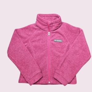 Columbia Girls Pink Fleece Jacket Size XXS